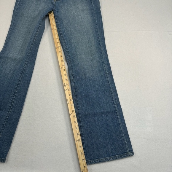 DKNY Downtown Brooklyn Bootcut Jeans Womens Juniors Size 11 Medium Blue Mid Rise - Picture 8 of 12